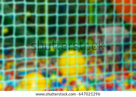 Blurred abstract background can be an illustration to an article about children's entertainment centers and attractions