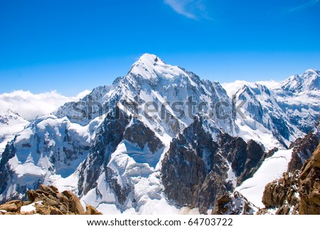 Mountains peak Royalty-Free Stock Photo #64703722