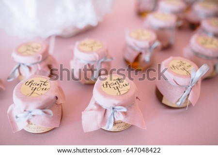 Cute bonbonniere for the wedding guests