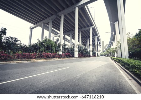 highway under the bridge