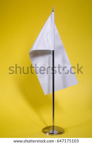 white check mark on a yellow background