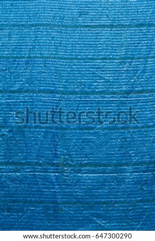 Blue plastic material seamless background and texture