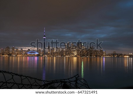 Toronto and lake Ontario