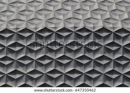 Abstract pattern and shadow wall background.