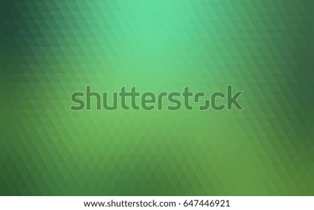 Light Green vector low poly template. An elegant bright illustration with gradient. The textured pattern can be used for background.