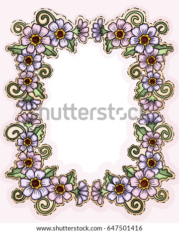 Flower floral border
