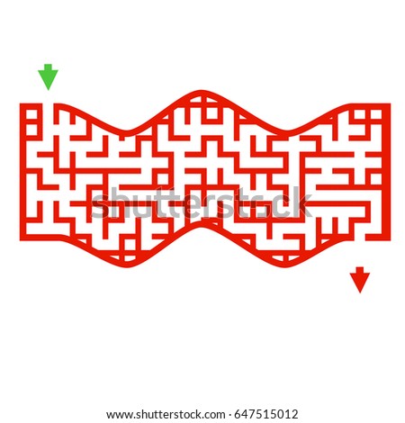 Visual jigsaw for kids. Funny maze game for child