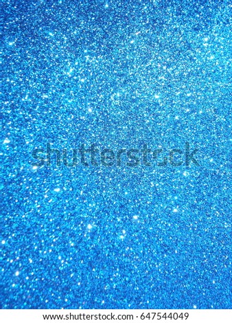 Blue Glitter Decoration Background