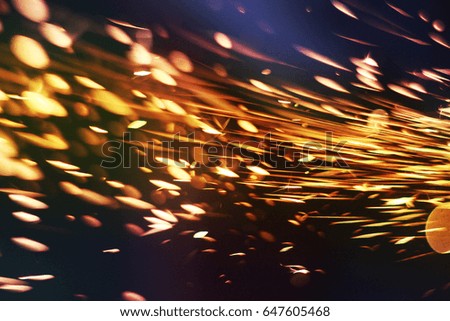 Sparks abstraction background