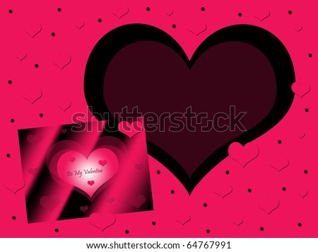 Pink Heart/Be My Valentine/Text