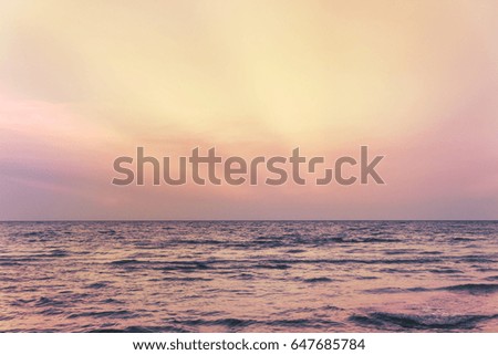 Photo of Sunset over the sea