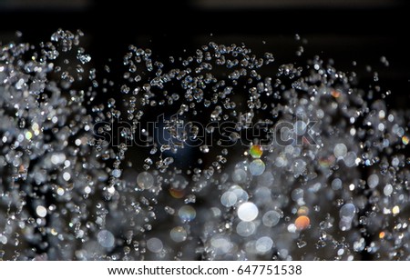 Water Splash Effect Z8 High Speed Water Photography Shallow Depth of Field Background