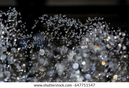 Water Splash Effect Z7 High Speed Water Photography Shallow Depth of Field Background