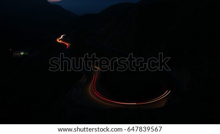 Grimes Canyon California USA, at night