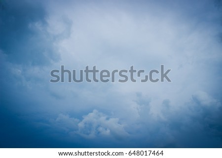 Cloudy sky and background
