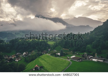 countryside towns - switzerland