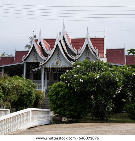 Temple church in Thailand