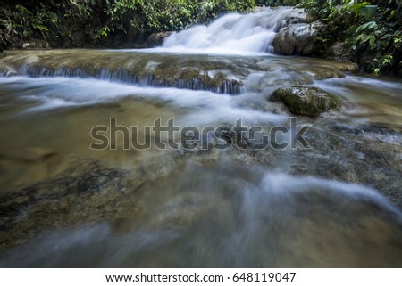 Waterfall in Thanh-Hoa Viet-Nam