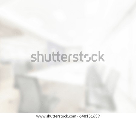 Abstract White Blur Interior Of The Background