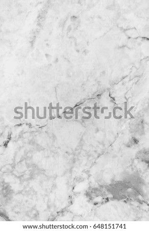 White gray marble texture with subtle grey veins (Natural pattern for backdrop or background, Can also be used for create surface effect to architectural slab, ceramic floor and wall tiles)