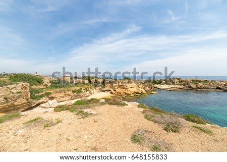 Marine Protected area of Plemmirio in Syracuse - Sicily, Italy