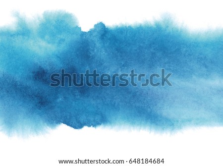 blue watercolor background, shades of blue