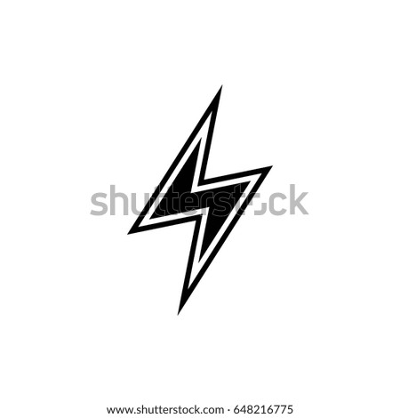 lightning vector icon