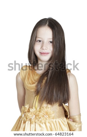 Picture of a funny little girl