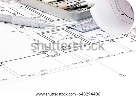 house floor plan blueprints and drawing tools macro view