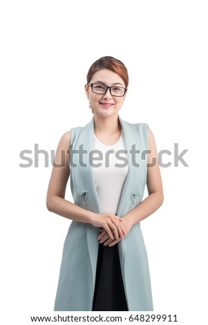 Portrait of an attractive young businesswoman 
