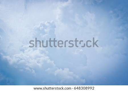 Cloudy sky and background
