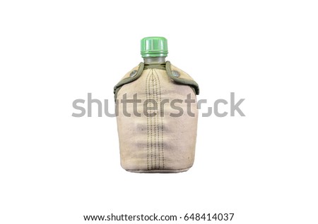 army water can isolate on white background,clipping path
