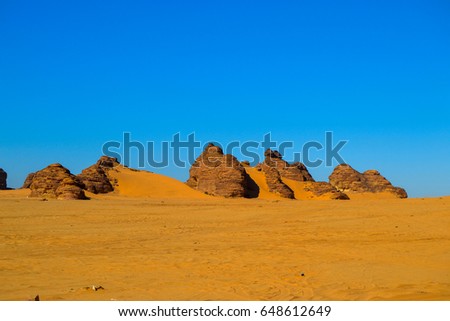 Desert Sand-rock Mountains 