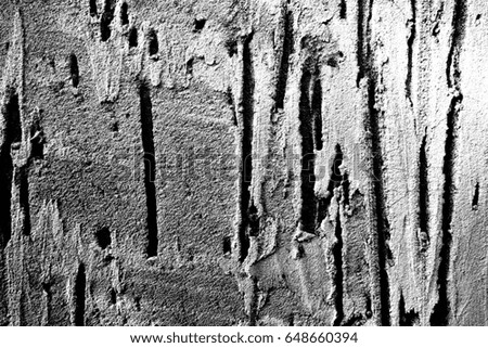 The image of the wall, plastered for use as a background. Image includes a effect the black and white tones.