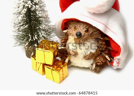 christmas hedgehog