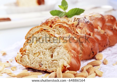 Sweet braided bread