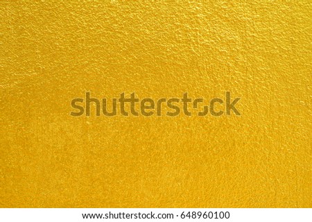 Golden Concrete wall texture for text and background