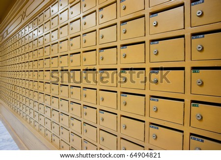 aged mailboxes