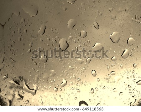 raindrop on the rain day