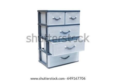 Plastic cabinet for keeping clothes and things
