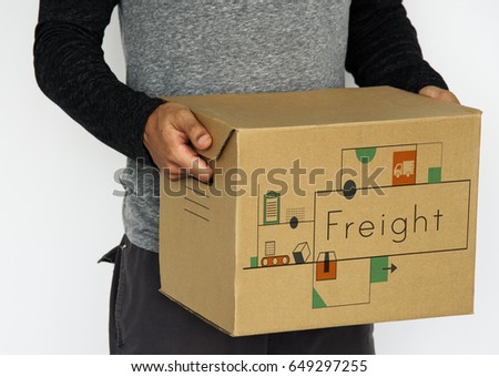 Hands holding network graphic overlay box