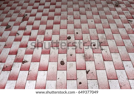 Dirty ceramic tiles pattern and texture