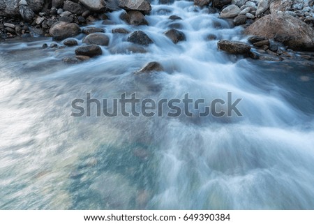 Background Waterfall rocks, Beautiful fall ,Thailand , nature