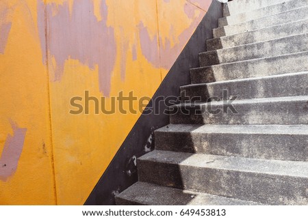 staircase wall old architecture concrete cement outdoor 