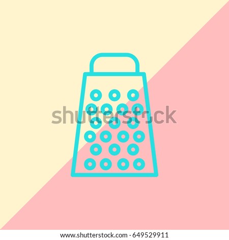 Grater Icon Flat.