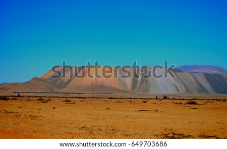 Open arid landscape, Chilean desert
