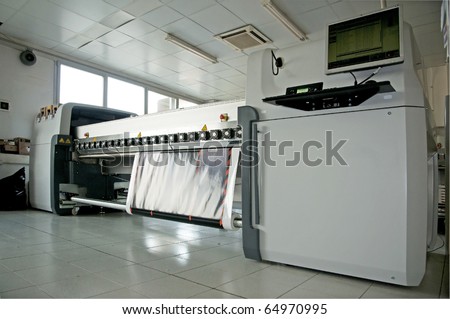 Digital press printing - wide format