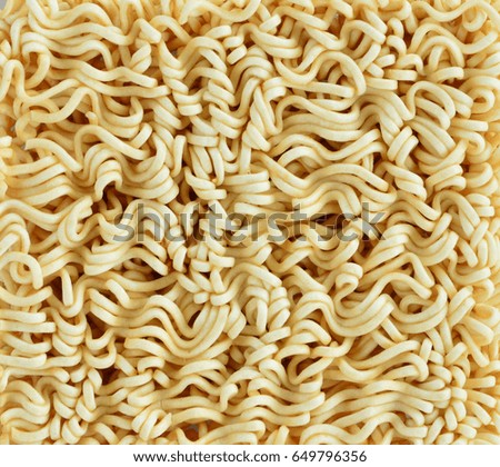 instant noodles texture for background. top view