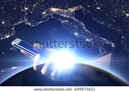 use device connect net Elements of this image furnished by NASA