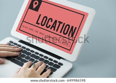 Location Navigation Destination Direction Concept
